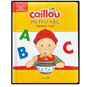 BUNDLE & SAVE🎉 Caillou My First ABC Alphabet Soup Kids Padded Board Book